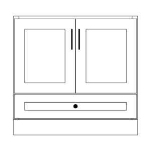 36″ - Bottom - 1 Drawer