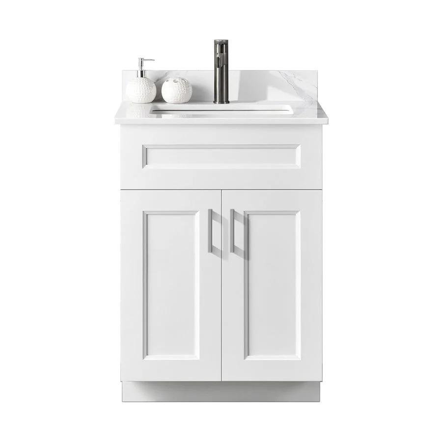 24” Bathroom Vanity (SOLID WOOD) – Free Standing