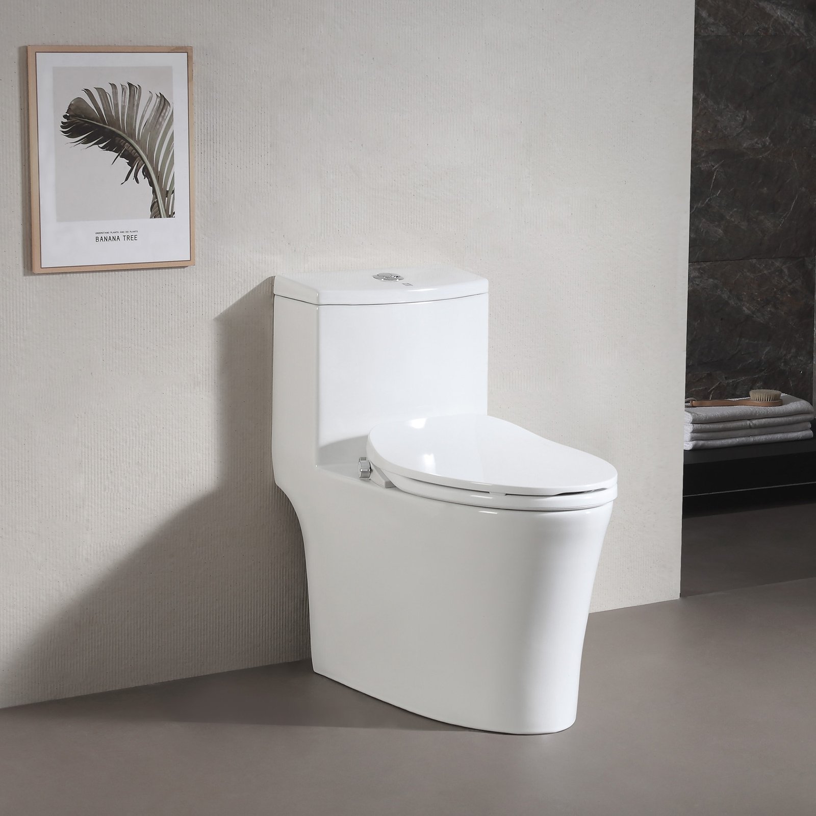 VOXX-2167 Elongated High Efficiency 1-Piece Toilet- Dual Flush - Image 11