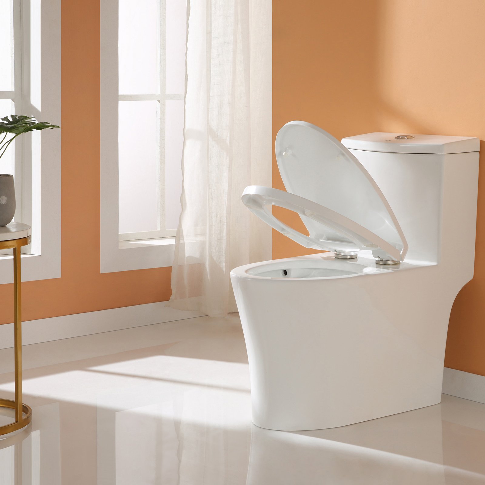VOXX-2167 Elongated High Efficiency 1-Piece Toilet- Dual Flush - Image 14